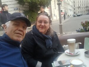 We went to Cafe Landtmann opposite the Vienna Town Hall